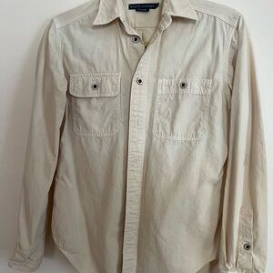 Ralph Lauren Beige Cotton Shirt